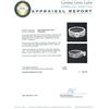 Image 8 : 18KT White Gold 1.10ctw Diamond Wedding Ring Set