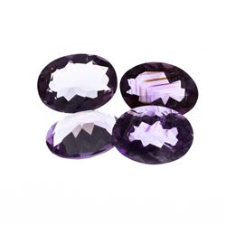 41.06ctw. Oval Amethyst Parcel