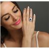Image 3 : 18KT White Gold 3.19ct Tanzanite and Diamond Ring