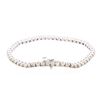 Image 4 : 14KT White Gold 5.34ctw Diamond Tennis Bracelet