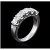 Image 8 : 14KT White Gold 1.36ctw Diamond Ring