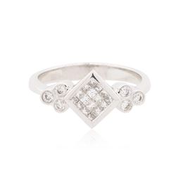 18KT White Gold 0.40ctw Diamond Ring