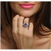 Image 2 : 18KT White Gold 5.05ct Tanzanite and Diamond Ring