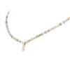 Image 7 : 14KT Yellow Gold 32.94ctw Rough Diamond Necklace With Charm