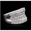 Image 4 : 14KT White Gold 4.34ctw Diamond Ring