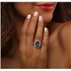 Image 1 : 14KT Rose Gold 5.01ct Tanzanite and Diamond Ring