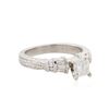 Image 2 : Platinum 1.01ctw Diamond Ring