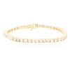 Image 3 : 14KT Yellow Gold 7.83ctw Diamond Tennis Bracelet