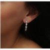 Image 1 : 14KT White Gold 1.46ctw Diamond Earrings
