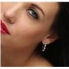 Image 2 : 14KT White Gold 1.46ctw Diamond Earrings