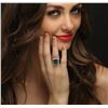 Image 5 : 14KT White Gold 7.86ct Emerald and Diamond Ring