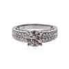 Image 1 : 18KT White Gold 1.86ctw Diamond Ring