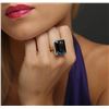 Image 5 : 14KT Yellow Gold 23.27ct Topaz and Diamond Ring