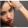 Image 1 : 18KT White Gold 5.46ctw Diamond Bangle Bracelet