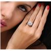 Image 2 : 18KT White Gold 6.07ctw Diamond Ring
