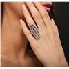 Image 1 : 14KT White Gold 1.49ctw Diamond Ring