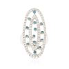 Image 3 : 14KT White Gold 1.49ctw Diamond Ring