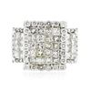 Image 1 : 14KT White Gold 3.18ctw Diamond Ring