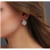 Image 2 : 14KT White Gold 1.86ctw Diamond Earrings