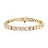 Image 3 : 14KT Yellow Gold 15.54ctw Diamond Bracelet