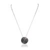 Image 3 : 14KT White Gold 0.62ctw Diamond Pendant With Chain
