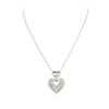 Image 3 : 14KT White Gold 3.23ctw Diamond Pendant With Chain