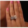 Image 5 : 18KT White Gold 5.86ctw Diamond Ring