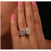 Image 5 : 18KT White Gold 5.86ctw Diamond Ring