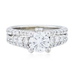 14KT White Gold 1.87ctw Diamond Ring