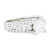 Image 2 : 14KT White Gold 1.87ctw Diamond Ring