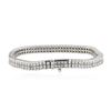 Image 4 : Platinum 7.77ctw Diamond Bracelet