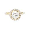 Image 1 : 14KT Yellow Gold EGL Certified 2.00ctw Round Brilliant Cut Diamond Ring