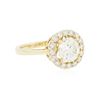 Image 2 : 14KT Yellow Gold EGL Certified 2.00ctw Round Brilliant Cut Diamond Ring