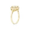 Image 3 : 14KT Yellow Gold EGL Certified 2.00ctw Round Brilliant Cut Diamond Ring