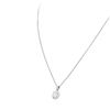 Image 6 : 14KT White Gold 1.18ctw Diamond Pendant With Chain