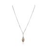 Image 1 : 14KT White Gold 1.67ctw Diamond Pendant With Chain