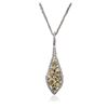 Image 2 : 14KT White Gold 1.67ctw Diamond Pendant With Chain