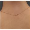 Image 6 : 14KT Rose Gold 3.05ct Emerald and Diamond Penadnt With Chain
