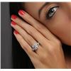 Image 2 : 18KT White Gold 1.55ctw Diamond Ring