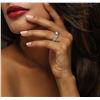 Image 5 : 18KT White Gold 1.13ctw Diamond Wedding Set