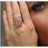 Image 5 : 14KT Rose Gold 0.42ctw Diamond Ring