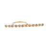Image 3 : 14KT Rose Gold 0.13ctw Diamond Ring
