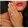 Image 1 : 18KT White Gold 5.20ctw Diamond Ring