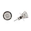 Image 2 : 14KT White Gold 3.73ctw Diamond Stud Earrings