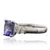 Image 2 : 14KT White Gold 2.25ct Tanzanite and Diamond Ring