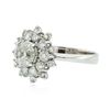 Image 2 : 14KT White Gold 2.01ctw Diamond Ring