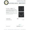 Image 3 : 14KT White Gold 10.75ctw Diamond Necklace