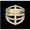 Image 1 : 14KT Yellow Gold 1.00ctw Diamond Ring