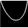 Image 4 : 14KT White Gold 5.14ctw Diamond Necklace