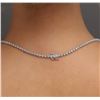 Image 7 : 14KT White Gold 5.14ctw Diamond Necklace